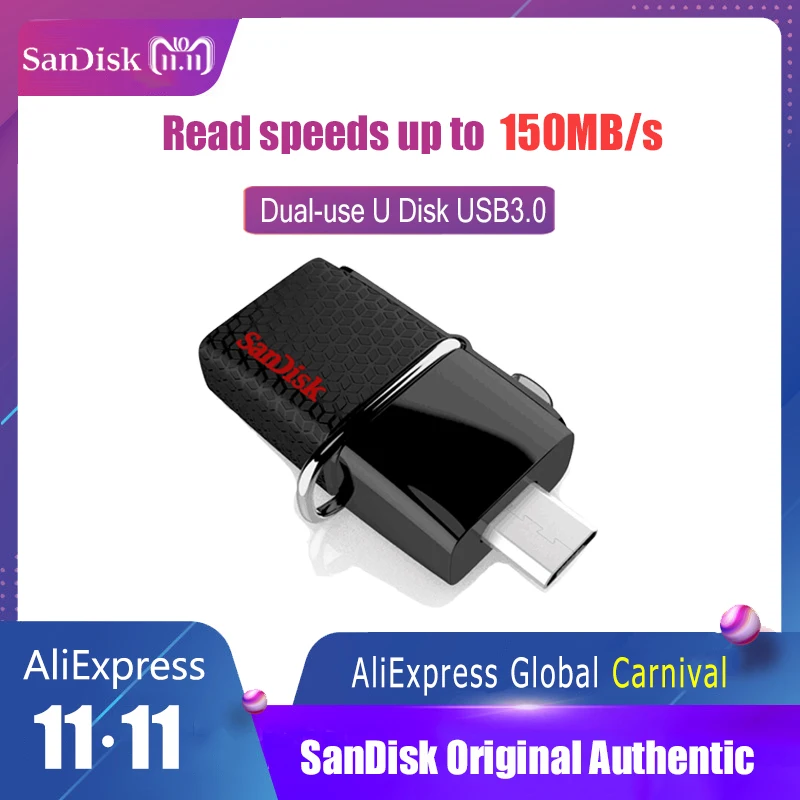 Aliexpress.com : Buy Original SanDisk Ultra Dual OTG USB